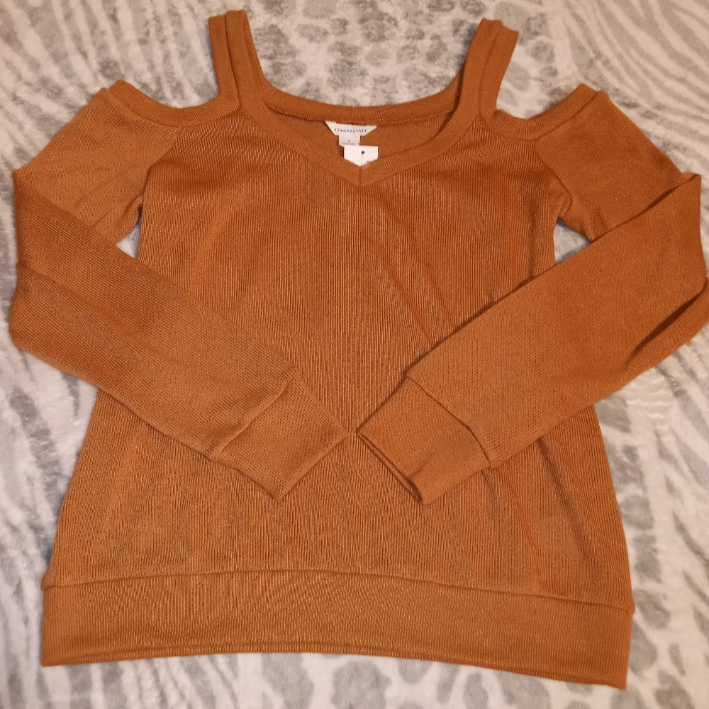 Cold Shoulder Sweater